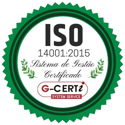 selo de certificado da ISO 14001:2015
