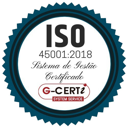 selo de certificado da ISO 45001:2018